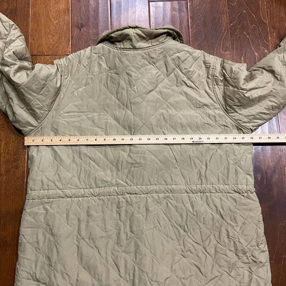 Columbia Copper Crest Novelty Jacket Tan Quilted Insulated Jacket Womens Size 2X - Picture 9 of 10